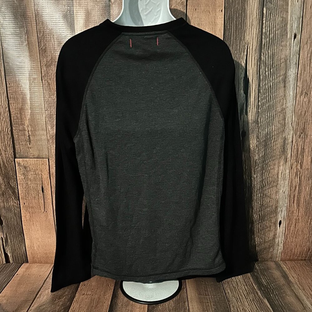 Tommy Bahama Sweater Mens XL Gray Black Crew Neck Long Sleeve Soft Knit Pullover - Picture 5 of 5
